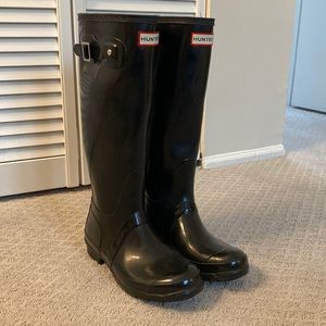 Hunter Boots - Black Glossy